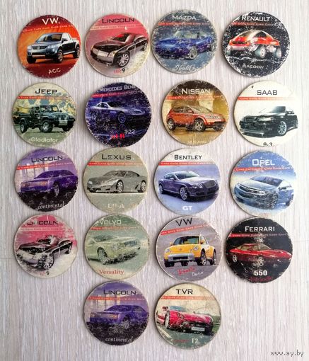 Фишки "Super Cars". Цена за 1шт.