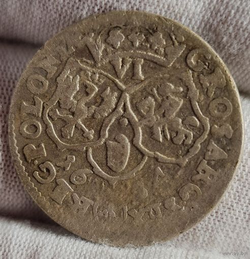 6 грошей шестак 1684 года Речь Посполитая Ян III Собеский