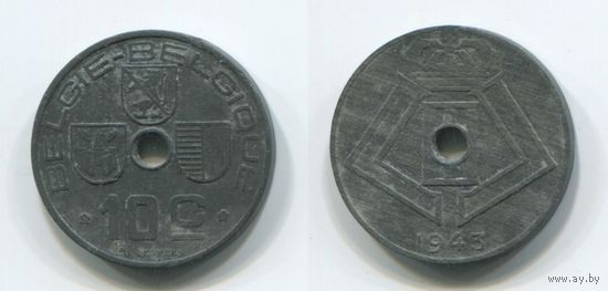Бельгия. 10 сантимов (1943)