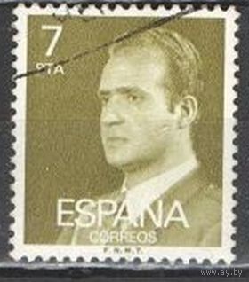 Марка Испания 1976. Король Хуан. 1 марка из серии.