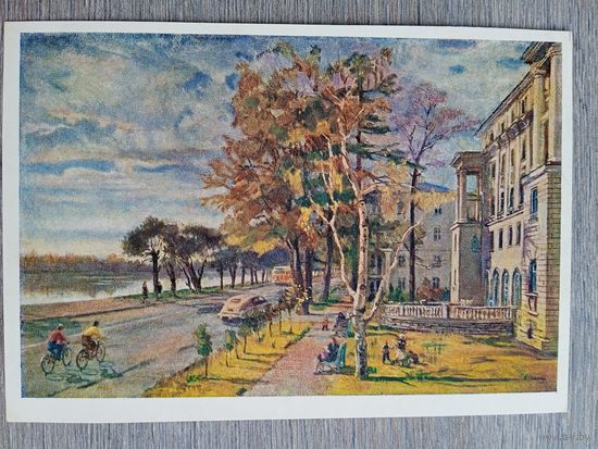 1954. Иванова. Ленинград. Приморский проспект