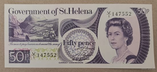 50 пенсов 1979 года - Остров Святой Елены - UNC