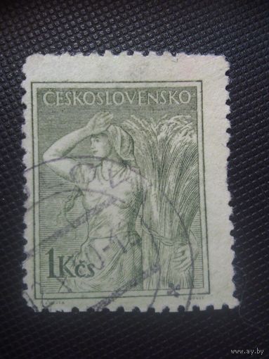 Чехословакия. Стандарт. 1954г. гашеная