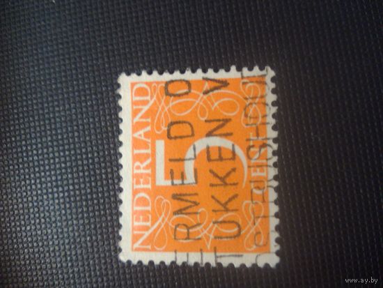 Нидерланды. Стандарт. 1953г. гашеная
