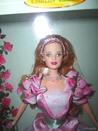 Кукла БАРБИ/Barbie Rose фирмы Mattel_первая в серии A Garden of Flowers, коллекционный выпуск, 1998 г.