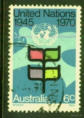 Австралия - 1970 [Mi. 454] Гашеная (AU11)