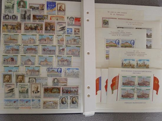 СССР-1955(Заг.1714-1764) гаш. , Хронология, Весь 1955 год(все марки и блоки), полный комплект(без пропусков)