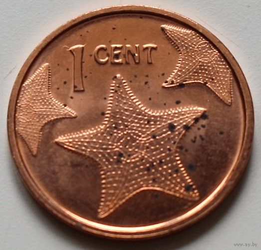 Багамы 1 цент 2015 год