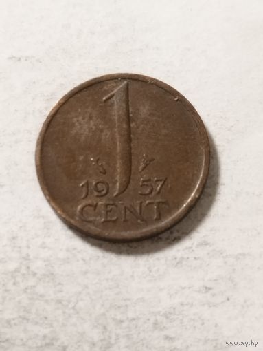 Нидерланды 1 цент 1957