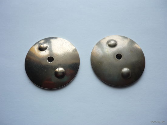 Оригинальные закрутки к нагрудным юбилейным знакам ОВ 1 и 2 ст. Идеального состояния. В люксах.