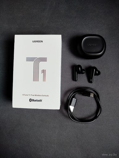 Блютуз наушники Ugreen HiTune T1 + защитный футляр