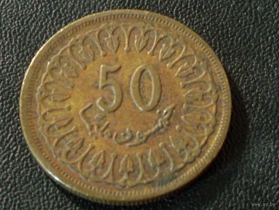 Тунис 50 милиммов 1960 г.
