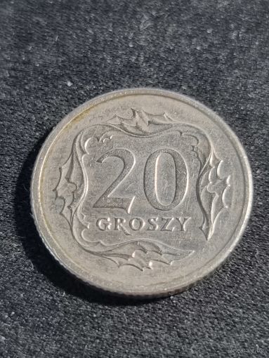Польша 20 грошей 1991