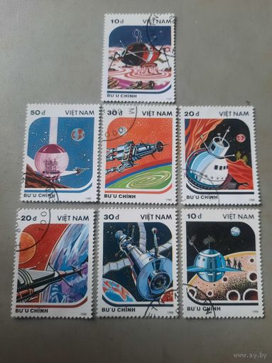 Вьетнам 1988. Космонавтика. Космическая фантастика. Полная серия