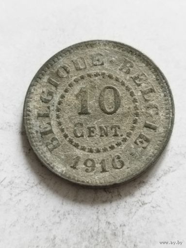Бельгия 10 сентим 1916