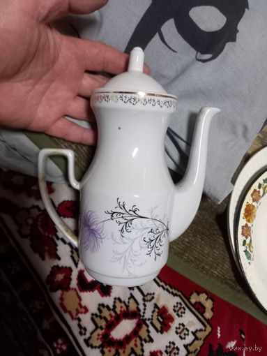 Заварник. Чайник. Рига. Рижский фарфоровый завод. клеймо RPR Ретро СССР.