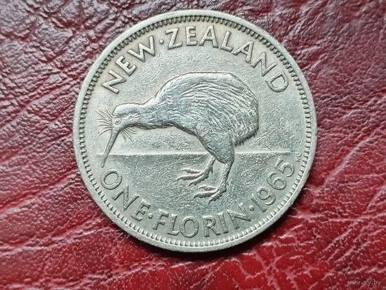 1 флорин Новая Зеландия 1965 г.