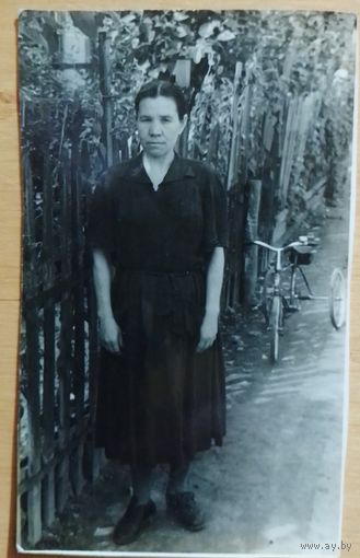 Старое фото интересный велосипед