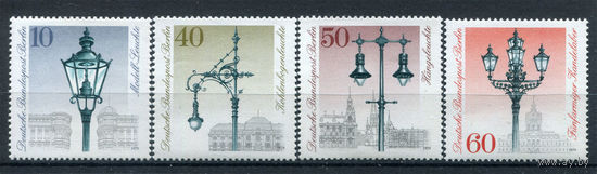 Берлин - 1979г. - 300 лет уличному освещению в Берлине - полная серия, MNH, одна марка с небольшим повреждением клея [Mi 603-606] - 4 марки