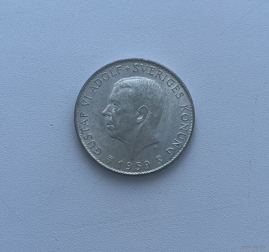 ШВЕЦИЯ  5 крон 1959 г.
