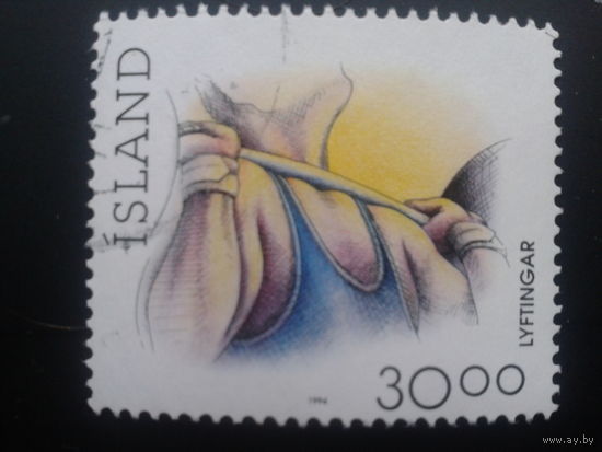 Исландия 1994 штанга