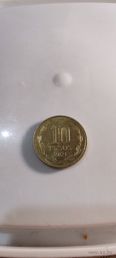 Чили 10 песо 2021
