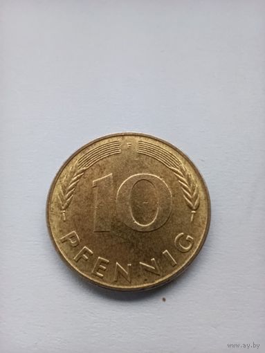 ФРГ 10 пфеннигов 1976г