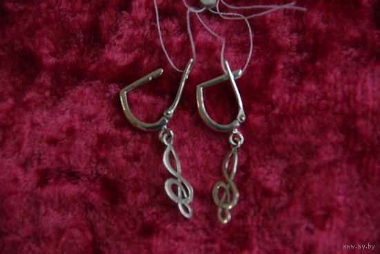 Серьги ( 925 пр ) , 2,5 гр