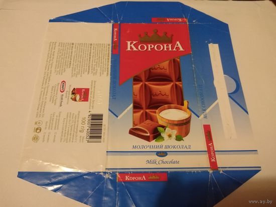 Обёртка от шоколада. Корона