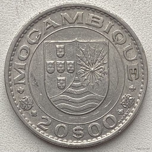 Мозамбик 20 эскудо 1972 г.