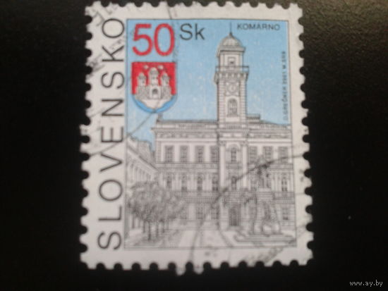 Словакия 2001 стандарт, герб г. Комарно