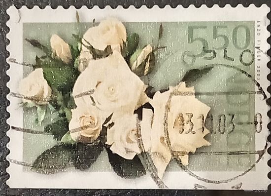 Норвегия 2003. Белая роза