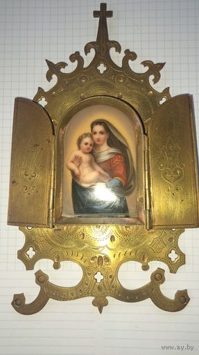 Икона живопись на фарфоре.