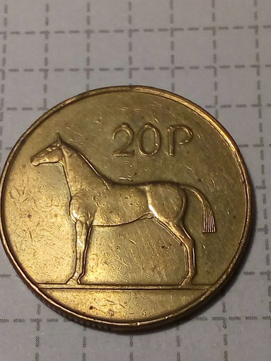 20 пенсов Ирландия 1996 год