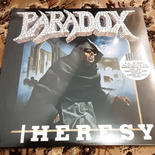 PARADOX - 1989 - HERESY (USA) LP, COLOUR VINYL