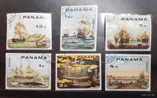 Панама. 1968 год. Флот. История мореплавания (912)