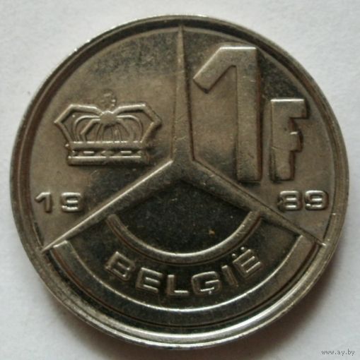 1 франк 1989 (Ё) Бельгия