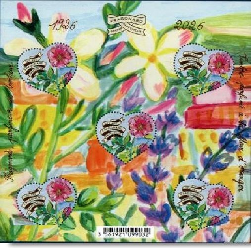 Франция 2026 - 100-летие парфюмерного дома Фрагонар. Цветы - МЛ с запахом флердоранжа **