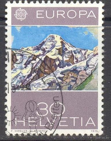 Швейцария Европа-Септ 1975 год горы