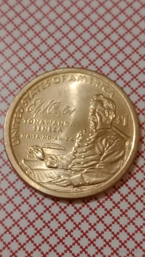 США 1 доллар 2022  Эли Паркер