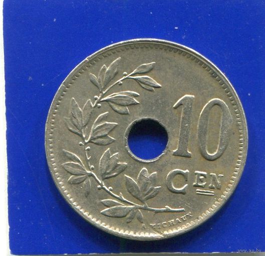Бельгия 10 сантимов 1927 BELGIE