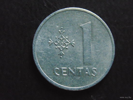 Литва1 цент 1991 года.