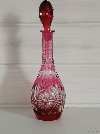 Графин хрустальный. ГДР. Без утрат.