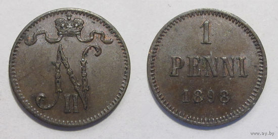 1 пенни 1898 XF