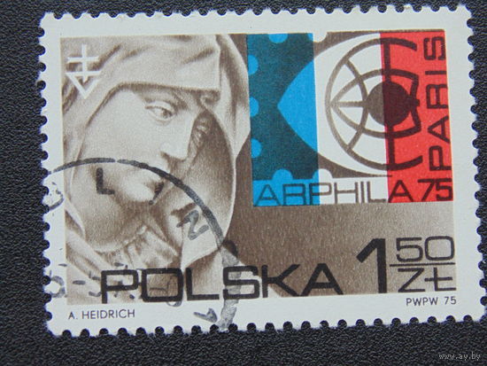 Польша 1975. Международная филателистическая выставка Arphila '75 в Париже, Франция. Полная серия