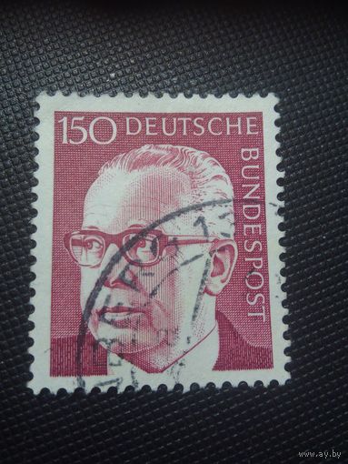 ФРГ. Г.Хайнеман. 1972г. гашеная