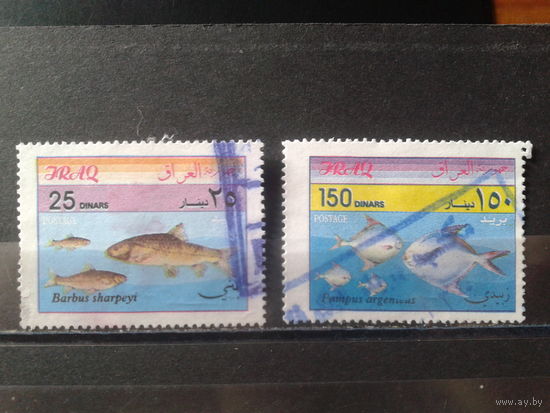 Ирак 2001 Рыбы Михель-2,2 евро гаш