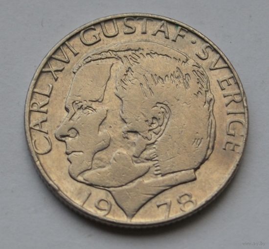 Швеция, 1 крона 1978 г.