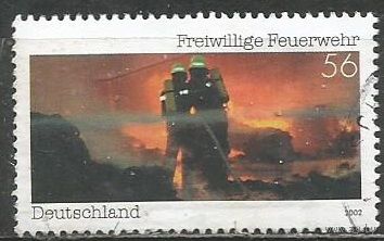 Германия. Добровольные пожарные отряды. 2002г. Mi#2275.