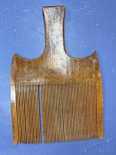 Старинный Деревянный Гребень для прялки чесало для шерсти прялка 19 век "